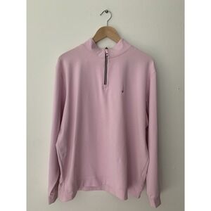 Footjoy Quarter Zip XL Men's Pink Performance Mid Layer Moisture Wicking Golf